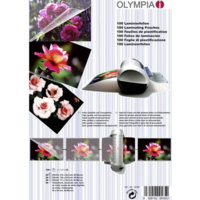 Olympia Olympia Lamináló fólia DIN A4, DIN A5, DIN A6, 95 x 60 mm 80 mikron 1 készlet (9165)
