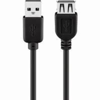 No-Name USB2.0 A-A (ST-BU) 3m Verlängerung Black (68904)