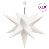 vidaXL fehér morva csillag lámpa 10 LED-del 10 cm (356203)