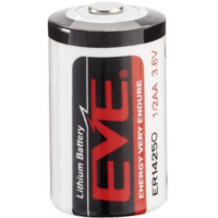 EVE 1/2 AA lítium elem, 3,6V 1200 mAh, 14,5 x 25,2 mm, EVE ER14250 (233703)