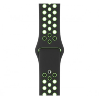 APPLE Apple Watch 38/40mm Nike sportszíj fekete-lime (MXQW2FE)