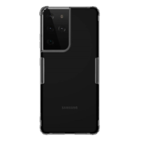 Nillkin NILLKIN NATURE szilikon telefonvédő (közepesen ütésálló, légpárnás sarok, 0.6 mm, ultravékony) SZÜRKE [Samsung Galaxy S21 Ultra (SM-G998) 5G] (5996591029436)