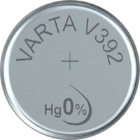 Varta 392 gombelem, ezüstoxid, 1,55V, 38 mAh, Varta SR41W, SR41, SR736, V392, D392, 247B, K, 280-13, SB-B1, RW47 (392101401)