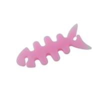 TokShop Univerzális fülhallgató tartó, 3D hal minta, rózsaszín (52863)