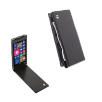 Krusell Krusell WalletCase Kalmar Nokia Lumia 735 / 730 Flip Tok - Fekete (76030)