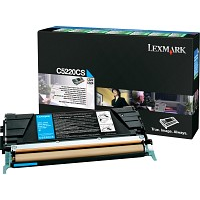 Lexmark Lexmark C5220CS festékkazetta 1 dB Eredeti Cián (00C5220CS)