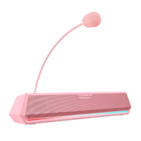 Edifier Edifier Hecate G1500 Gaming 7.1 Monitor Soundbar Hangprojektor Mikrofonnal - Pink (G1500 BAR PINK)
