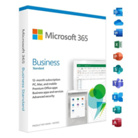 Microsoft Microsoft 365 Business Standard Hungarian EuroZone 1 év / 1 felhasználó Medialess P8 (KLQ-00677)