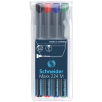 Schneider Schneider Maxx 224 M 1mm Alkoholos marker készlet 4db - Vegyes (1208)