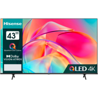 Hisense Hisense 43E77KQ televízió 109,2 cm (43") 4K Ultra HD Smart TV Fekete 250 cd/m² (43E77KQ)