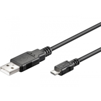 Goobay Goobay 93181 USB-A apa - microUSB-B apa 2.0 Adat és töltő Kábel 2m Fekete (93181)