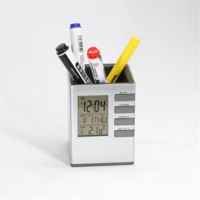 TOO TOO PHC-100-S digitális óra írószertartóval ezüst (PHC-100-S)