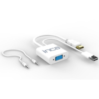 INCA INCA Adapter IVTH-01 VGA auf HDMI (+USB und Audiokabel) (IVTH-01)