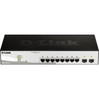 D-Link D-Link DGS-1210-10 Vezérelt L2 Gigabit Ethernet (10/100/1000) 1U Fekete, Szürke (DGS-1210-10/E)