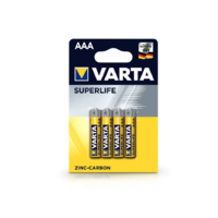Varta Varta Superlife Zinc-Carbon AAA ceruza elem 4db/csomag (VR0022) (VR0022)