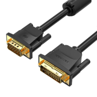 Vention Vention DVI (24+5) - VGA átalakító kábel 5m fekete (EACBJ) (EACBJ)