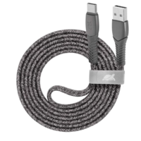 RivaCase RivaCase Egmont PS6102 GR12 USB Type-C - USB kábel 1.2m szürke (4260403575956) (4260403575956)