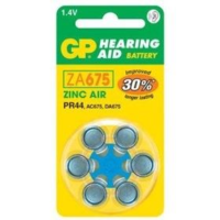 GP GP Hearing Aid ZA675 Cink-levegő hallókészülék elem 6db/bliszter (B3575) (B3575)