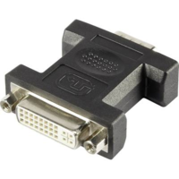 Renkforce VGA - DVI átalakító adapter, 1x VGA dugó - 1x DVI aljzat 24+5 pól., fehér, Renkforce (RF-4212234)
