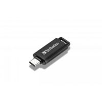 Verbatim Verbatim Store 'n' Go USB flash meghajtó 64 GB USB C-típus 3.2 Gen 1 (3.1 Gen 1) Fekete (49458)