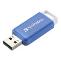 Verbatim Verbatim V DataBar USB flash meghajtó 64 GB USB A típus 2.0 Kék (49455)