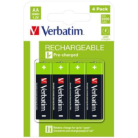 Verbatim Verbatim Rechargeable tölthető ceruzaelem AA 4x2500 mAh (49517) (v49517)