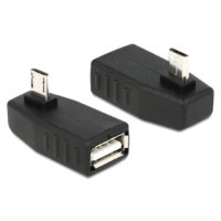 DeLock DeLock 65474 USB micro-B male > USB 2.0-A female OTG 90° forgatott (65474)