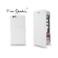 Pierre Cardin Apple iPhone 6 Plus flipes slim tok - Pierre Cardin DeLuxe Slim Folio - white (FP01B-WTIP6P)