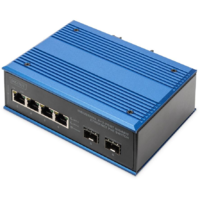 Digitus DIGITUS Switch 4+2-Port Gigabit Ethernet PoE SC 20 km (DN-651149)