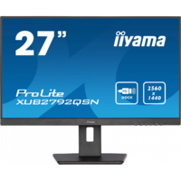 iiyama iiyama ProLite számítógép monitor 68,6 cm (27") 2560 x 1440 pixelek Wide Quad HD LED Fekete (XUB2792QSN-B5)
