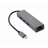 Gembird Gembird Gigabit hálózati adapter és USB Hub (A-CMU3-LAN-01) (A-CMU3-LAN-01)