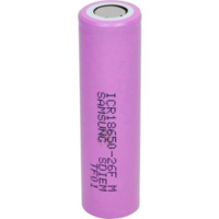 Samsung Speciális li-ion akku 18650 3,7 V 2550 mAh Samsung ICR18650-26 (ICR18650-26F)