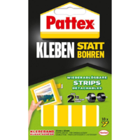 Pattex Pattex Kleben statt Bohren, Klebestrips, ablösbar, 10 ST (9H PXMS1)