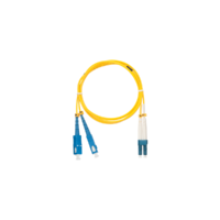 Nikomax Nikomax Optikai patch kábel SC - LC, SM 9/125, OS2, duplex, 2m, sárga (NMF-PC2S2C2-SCU-LCU-002)