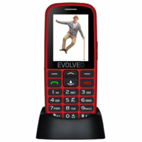 Evolveo Evolveo EasyPhone EP-550-EGR mobiltelefon időseknek piros (EP-550-EGR)