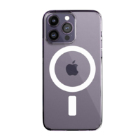 Egyéb Next One Shield MagSafe Apple iPhone 15 Pro Szilikon Tok - Átlátszó (IPH-15PRO-MAGSAFE-CLRCASE)