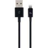 Gembird Gembird 8-pin charging and data cable, 1 m, fekete (CC-USB2P-AMLM-1M) (CC-USB2P-AMLM-1M)