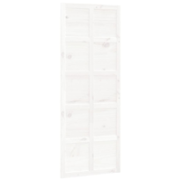 vidaXL fehér tömör fenyőfa istálló stílusú ajtó 100 x 1,8 x 204,5 cm (824629)