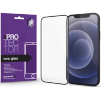 Xprotector Apple iPhone X / XS / 11 Pro, Kijelzővédő fólia, ütésálló fólia (az íves részre is!), Tempered Glass (edzett üveg), Xprotector Nano Glass, fekete (XP120291)