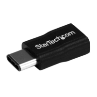StarTech StarTech.com USB2CUBADP csatlakozó átlakító USB 2.0 Type-C USB 2.0 Micro-B Fekete (USB2CUBADP)