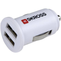 SKROSS Szivargyújtó USB töltő adapter 2 részes USB aljzattal 12V/5V (max.) 1A Skross Midget 2.900610 MCC Dual (2.900610 MCC Dual-USB 3,4 A Midget USB C)