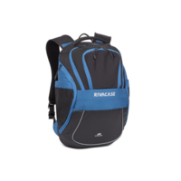 RivaCase RivaCase Mercantour 5225 Laptop hátizsák 15.6" fekete-kék (4260403576687) (4260403576687)