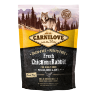 N/A Carnilove Fresh Adult Dog Chicken & Rabbit Muscles, Bones & Joints- Csirke és Nyúl Hússal 1,5kg (LPHT-CL170867)