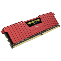 Corsair 8GB 2400MHz DDR4 RAM Corsair Vengeance LPX Red CL16 (CMK8GX4M1A2400C16R) (CMK8GX4M1A2400C16R)