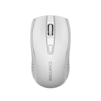CANYON CANYON MW-7, 2.4Ghz wireless mouse, 6 buttons, DPI 800/1200/1600, with 1 AA battery ,size 110*60*37mm,58g,white (CNE-CMSW07W)