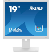 Iiyama iiyama ProLite B1980D-W5 számítógép monitor 48,3 cm (19") 1280 x 1024 pixelek SXGA LCD Fehér (B1980D-W5)