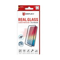 Displex DISPLEX képernyővédő üveg (3D full cover, íves, tok barát, karcálló, 10H) FEKETE [Samsung Galaxy A32 4G (SM-A325)] (01446)