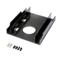 LogiLink LogiLink Mounting Bracket for 2,5 HDD/SSD in 3.5" Bay - storage bay adapter (AD0010)