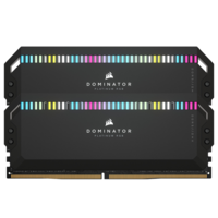 Corsair CORSAIR DOMINATOR PLATINUM RGB Fekete DDR5, 5200Mhz 32GB (2x16GB) memória (CMT32GX5M2B5200C40)