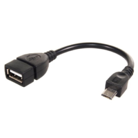 Maclean Maclean MCTV-696 USB 2.0 micro-B OTG kábel 0.15m - Fekete (MCTV-696)
